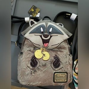 NWT Meeko Fuzzy Loungefly Backpack